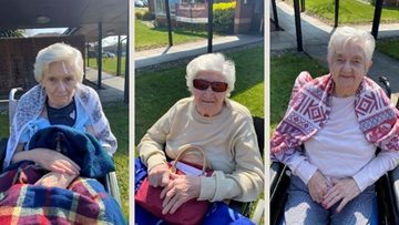 Dartford care home Residents enjoy a day in the salon